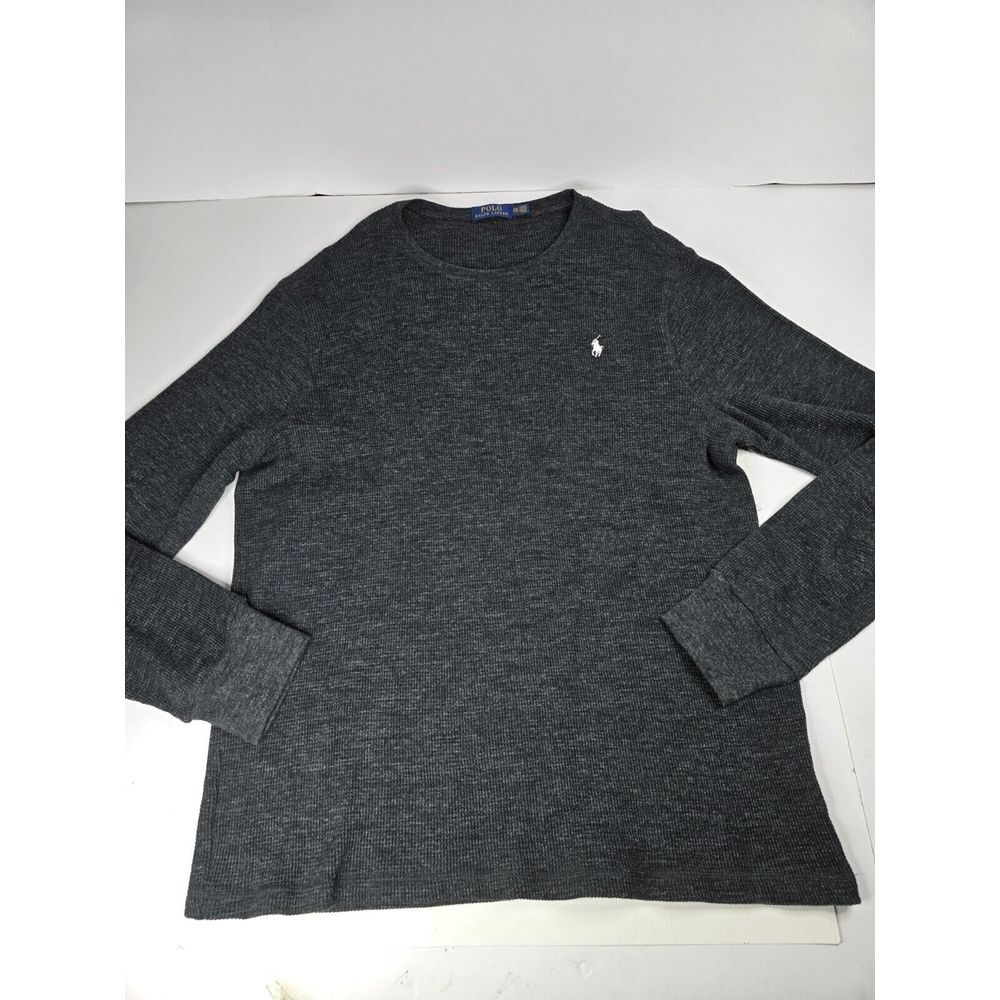 Polo Ralph Lauren Sweater Mens XXL Waffle Knit Pullover Rugby Cotton Vintage